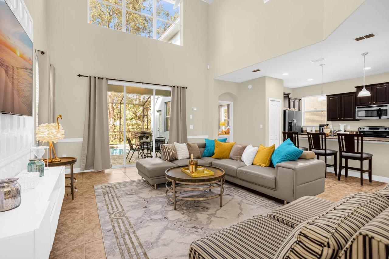 Light Yellow Home Lift Your Mood Near Disney 5Beds Киссимми Экстерьер фото