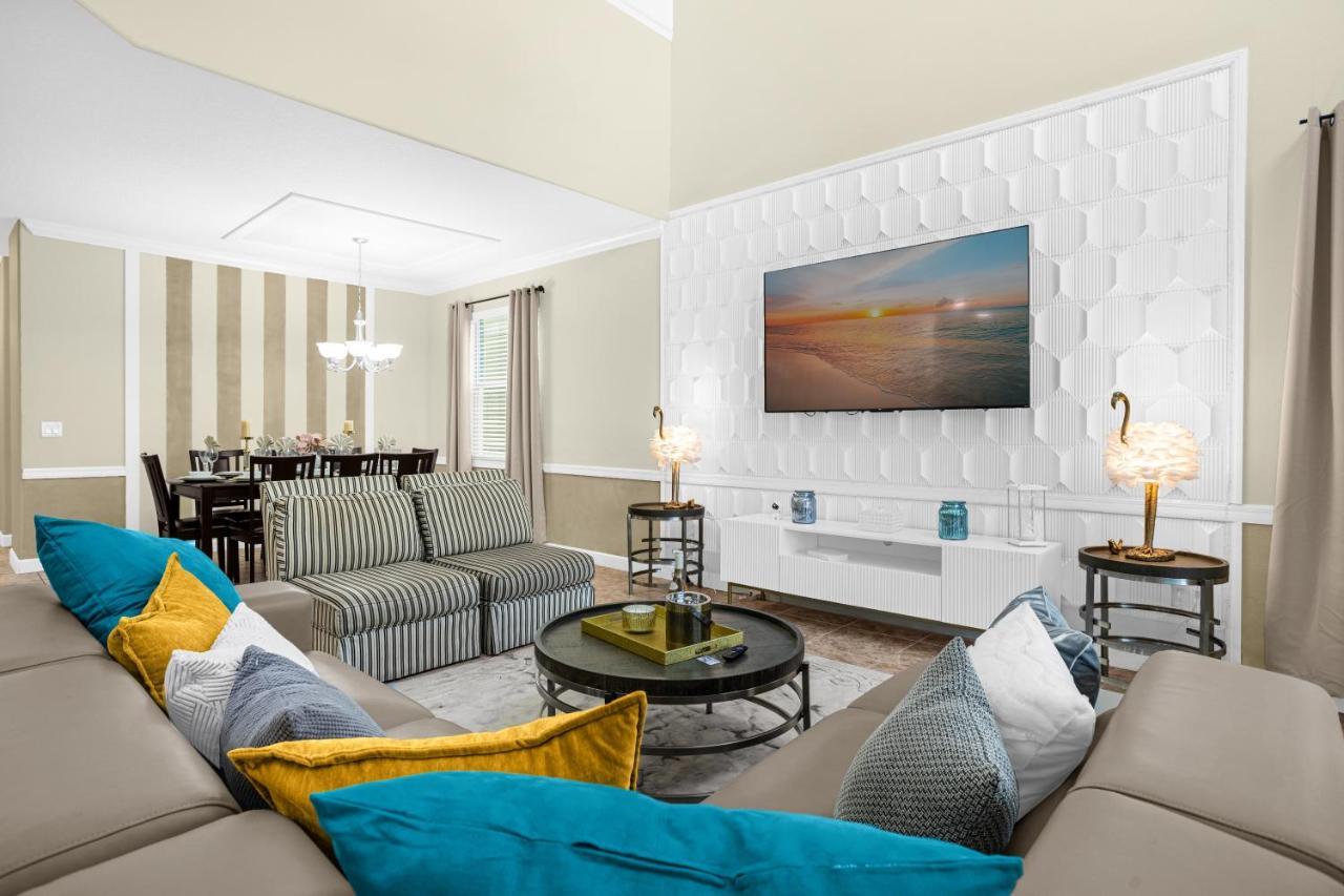 Light Yellow Home Lift Your Mood Near Disney 5Beds Киссимми Экстерьер фото
